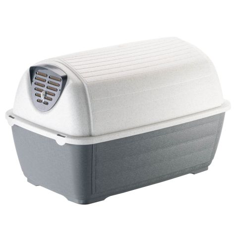 Ferplast Kenny - Hondenkennel - Wit/Grijs