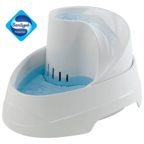 Ferplast Vega - Drinkfontein kat - 23,1x29,7x16,2 cm - Wit
