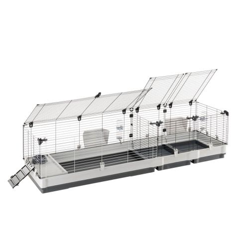 Ferplast Krolik 200 - Konijnenkooi - 120x13x62,2 cm - Grijs