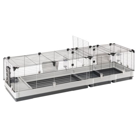 Ferplast Krolik 200 - Konijnenkooi - 120x13x62,2 cm - Grijs