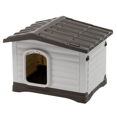 Ferplast Dogvilla 60 - Hondenhok - Wit/Grijs