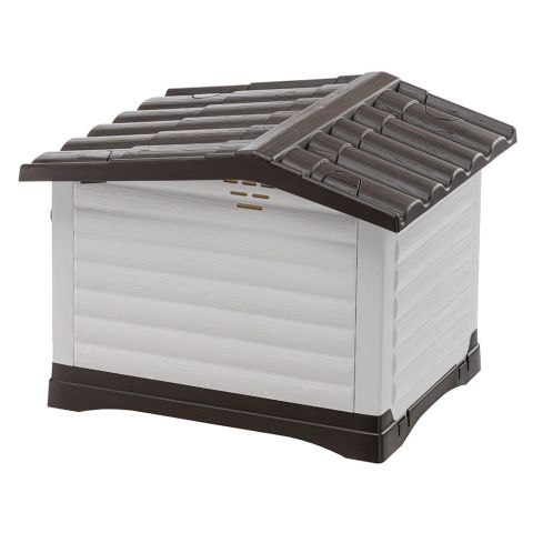 Ferplast Dogvilla 60 - Hondenhok - Wit/Grijs