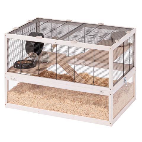Ferplast Domster 80 - Hamsterkooi - 80x56x50 cm - White wash