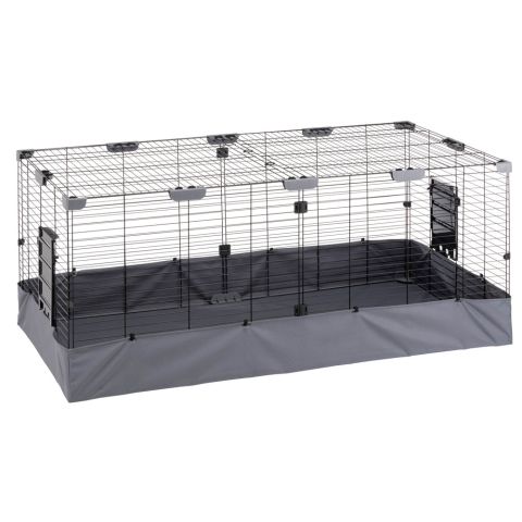 Ferplast Hub 02 - Konijnenkooi - 120x90x80 cm - Grijs - 7,22 kg