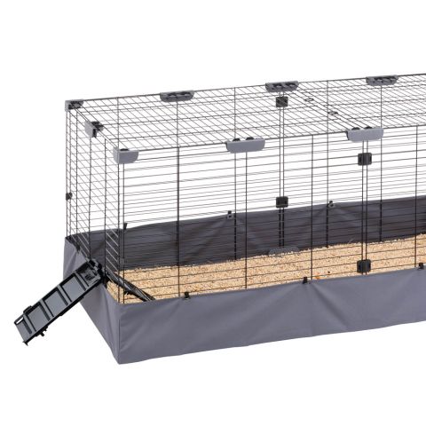 Ferplast Hub 02 - Konijnenkooi - 120x90x80 cm - Grijs - 7,22 kg
