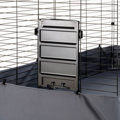 Ferplast Hub 02 - Konijnenkooi - 120x90x80 cm - Grijs - 7,22 kg