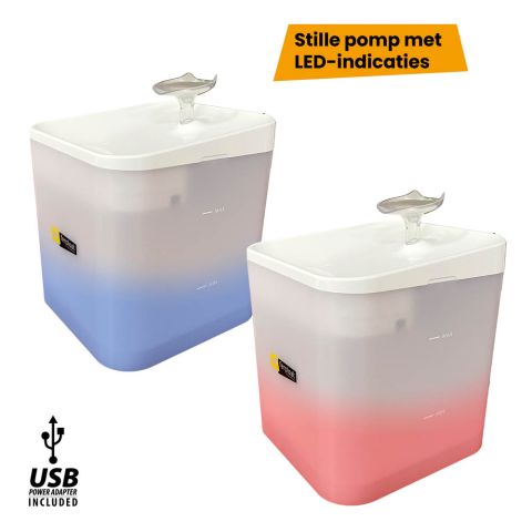 Ferplast Ares - Drinkfonteint kat - 16x16x20 cm - Wit