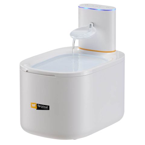 Ferplast Astra - Drinkfonteint kat - 16,5x22x24 cm - Wit
