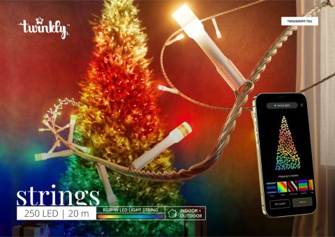 Twinkly Strings 250 RGBW Light - Lichtsnoer - 