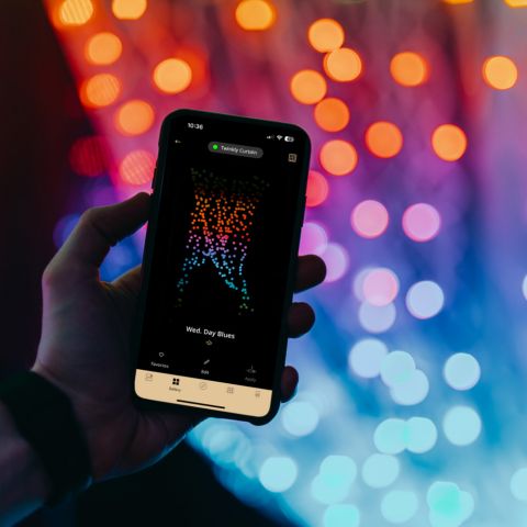 Twinkly Curtain 210 RGBW - Lichtgordijn - 