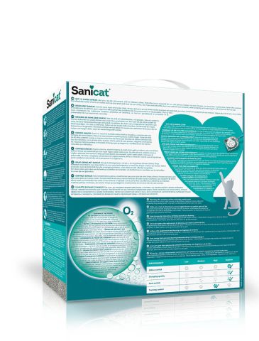 Sanicat Strong Clumps - Kattenbakvulling - Babypoeder - 10 L
