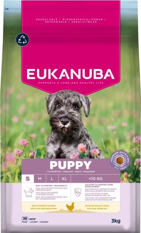 Eukanuba Puppy Small  - Hondenvoer - Kip - 3 kg