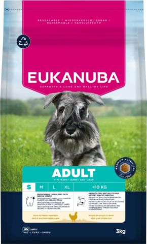 Eukanuba Adult Small  - Hondenvoer - Kip - 3 kg