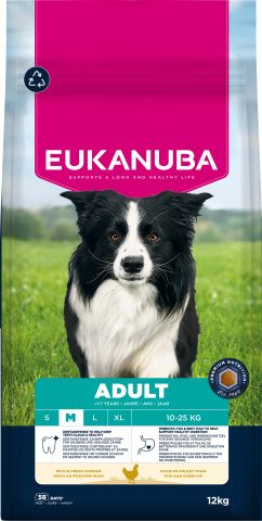 Eukanuba Adult Medium  - Hondenvoer - Kip - 12 kg