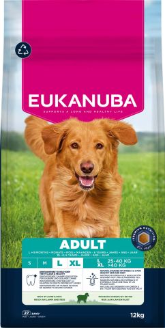 Eukanuba Adult Large/Extra Large  - Hondenvoer - Lam - 12 kg
