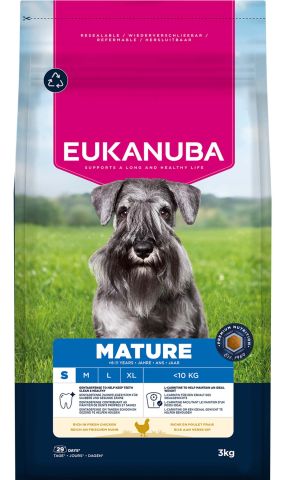 Eukanuba Mature Small  - Hondenvoer - Kip - 3 kg
