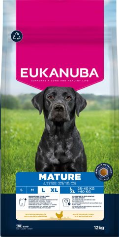 Eukanuba Mature Large/Extra Large  - Hondenvoer - Kip - 12 kg