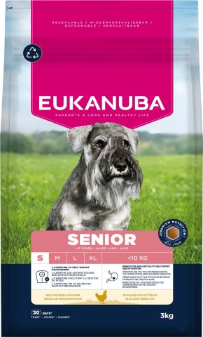 Eukanuba Senior Small  - Hondenvoer - Kip - 3 kg