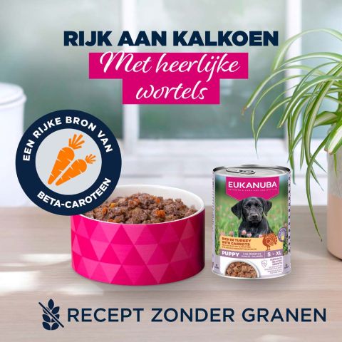 Eukanuba Puppy Paté  - Hondenvoer - Kalkoen - 400 gram
