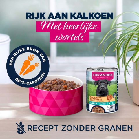 Eukanuba Adult Paté  - Hondenvoer - Kalkoen - 400 gram