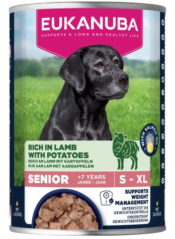 Eukanuba Senior Paté  - Hondenvoer - Lam - 400 gram