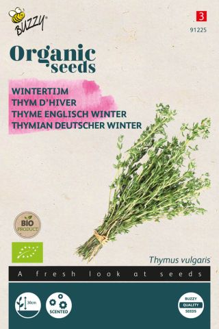 Buzzy Tijm Thymus vulgaris Tijm - Kruidenzaden - 0,15 gram