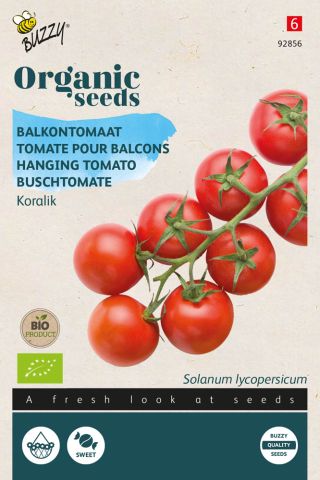 Organic balkontomaat Koralik - Groentezaden - 0,02 gram