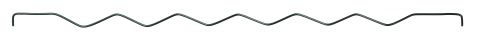 Nature Plantensteun Borderrand Zigzag - Klim- en Geleide Artikelen - 100 cm - 1 stuk - 