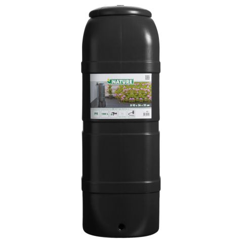 Nature Slimline - Regenton - Zwart - 100 L