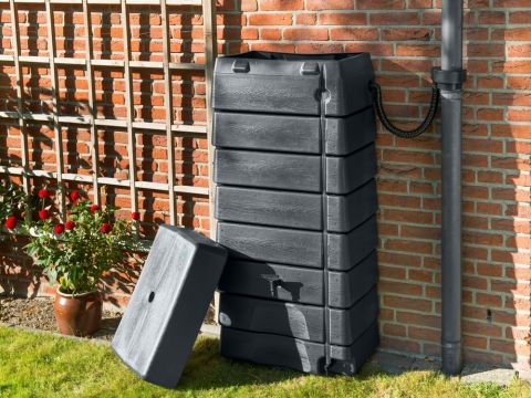 Nature Muurtank - Regenton - Antraciet - 276 L