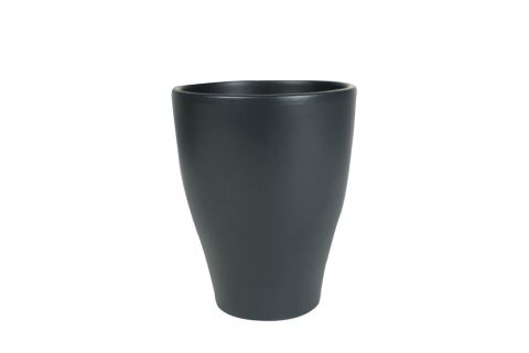 TS COLLECTION Sven hoog - Bloempot - Zwart - 14 cm