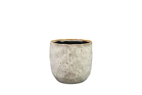 TS COLLECTION Brian - Bloempot - Ivoor - 14 cm