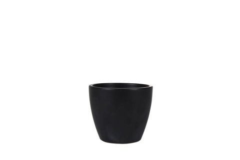 TS COLLECTION Sven - Bloempot - Zwart - 16 cm