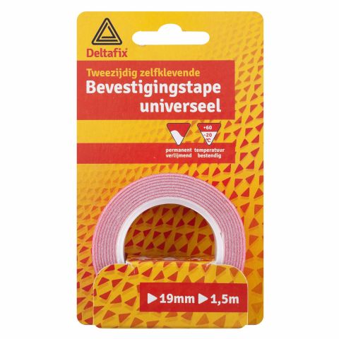 Deltafix Bevestigingstape Uni 19mm 1.5m - Tape - 