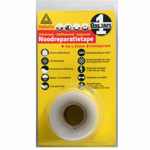 Deltafix Reparatietape 25mm 3m - Tape - 