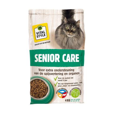 VITALstyle Senior - Kattenvoer - Gevogelte - Vis - 4 kg
