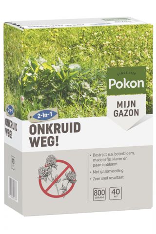 Pokon Onkruid weg - Gazonmeststof - 40 m² - 800 gram