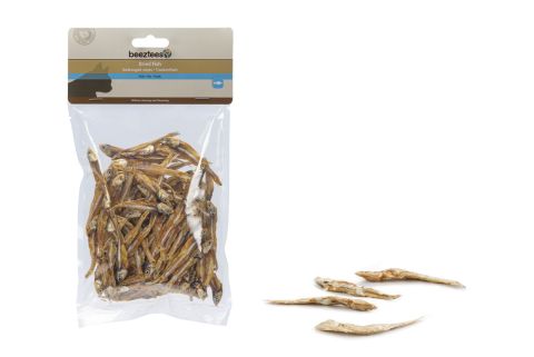 Beeztees Gedroogdde visjes - Kattensnack - 100 gram