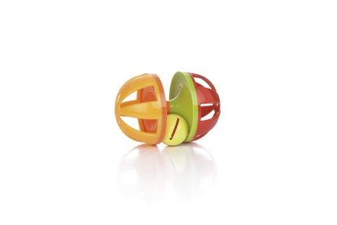 Beeztees Wiggle Halter Plastic - Konijnenspeeltje - Multicolor - 10 cm