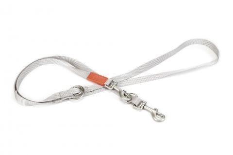 Beeztees Uni - Dressuurlijn - Trainingslijn Hond - Lichtgrijs - Nylon - 200 CM X 20 MM