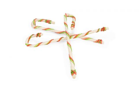 Beeztees Kerststok Munchy - Hondensnack - 16 stuks