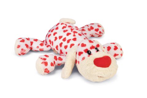 BEEZTEES Suki - Knuffel - Hondenspeelgoed - Wit - 45x46x11 cm