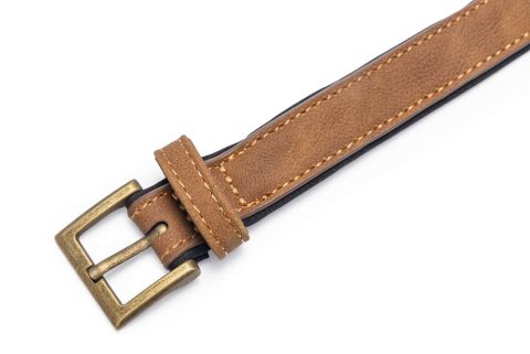 Beeztees Balacron - Halsband Hond - Bruin