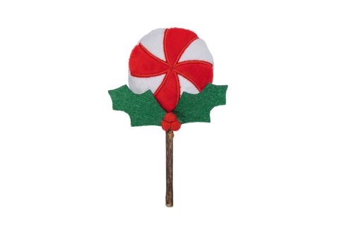 Beeztees Kerstlolly Matatabi - Kattenspeeltje - Multi - 14 cm - 1 stuk