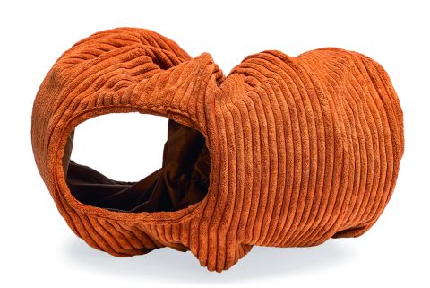 Designed by Lotte Rib - Kattentunnel - Terracotta - 75x25x25 cm
