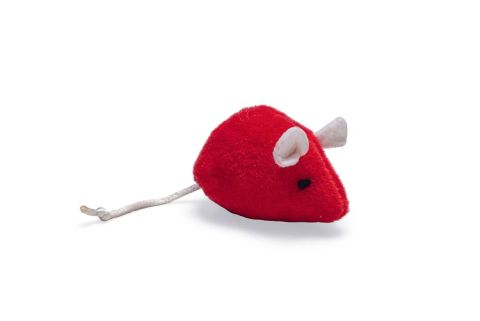 Beeztees Kerstmuizen - Kattenspeeltje - Rood/Groen - 10x4x4 cm - 4 stuks