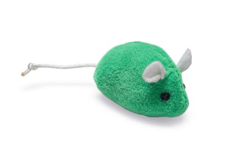Beeztees Kerstmuizen - Kattenspeeltje - Rood/Groen - 10x4x4 cm - 4 stuks
