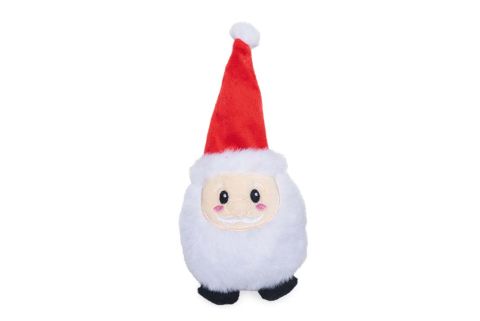 Beeztees Kerstfiguren - Knuffel - Hondenspeelgoed - Multi - 9x7x5 cm - 1 stuk