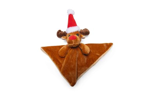 Beeztees Doek Rendier - Knuffel - Hondenspeelgoed - Bruin - 21x15 cm
