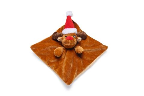 Beeztees Doek Rendier - Knuffel - Hondenspeelgoed - Bruin - 21x15 cm